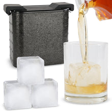 Load image into Gallery viewer, Ice Cube Maker 2ct Cubes - Square Ice Cube Mold Box Silicone 1pk Set
