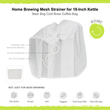 Load image into Gallery viewer, Home Brewing Mesh Strainer Beer Bag Cold Brew Coffee Bag
