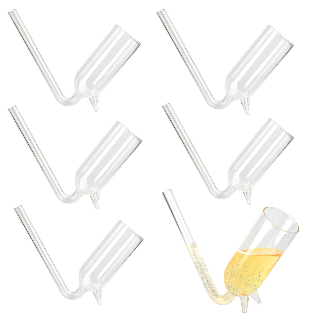 Champagne Shooters with Built In Stands - 6pk 5.7oz Champagne Bongs